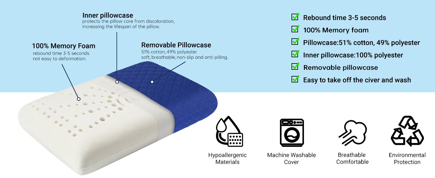 small foam pillow