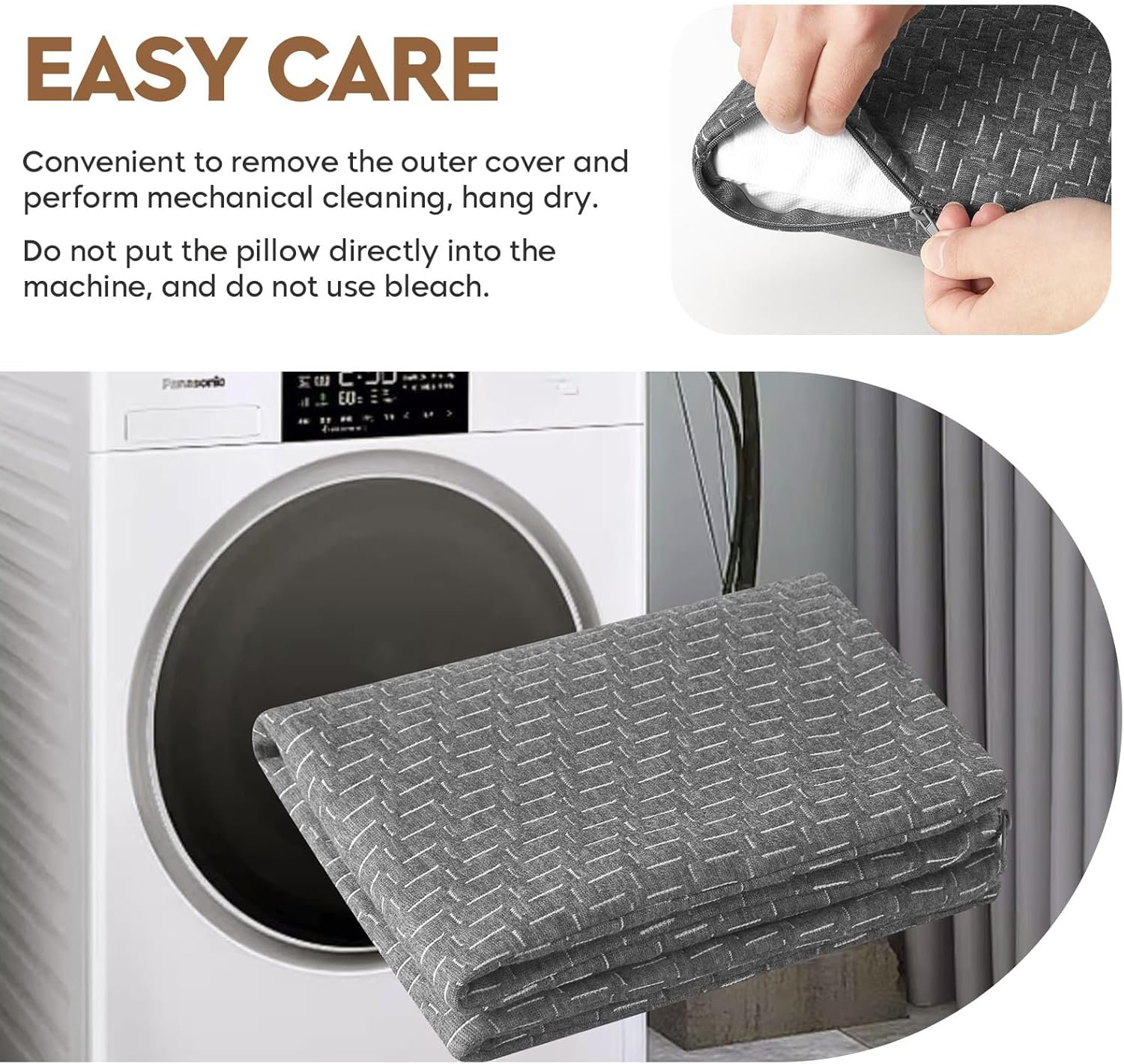 1769309286 Small Shredded Memory Foam Pillow Camping Pillow Travel Pillow Compressible Medium Firm Breathable Cover Ideal Backpacking Hiking Airplane and Car.jpg