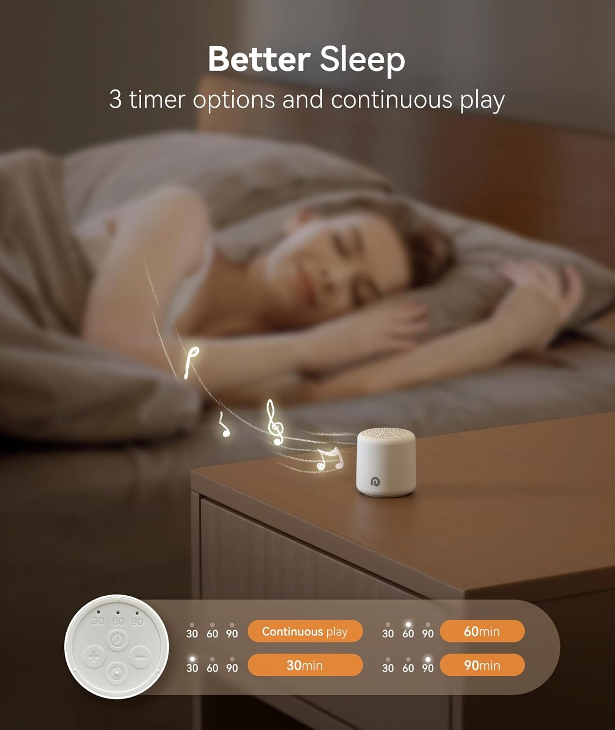 1769313517 Dreamegg Portable Travel White Noise Machine for Sleep Features Powerful Battery Egg Sized 16 Nature Sounds Timer for Baby Adults Office Privacy Home Gift Cream.jpg