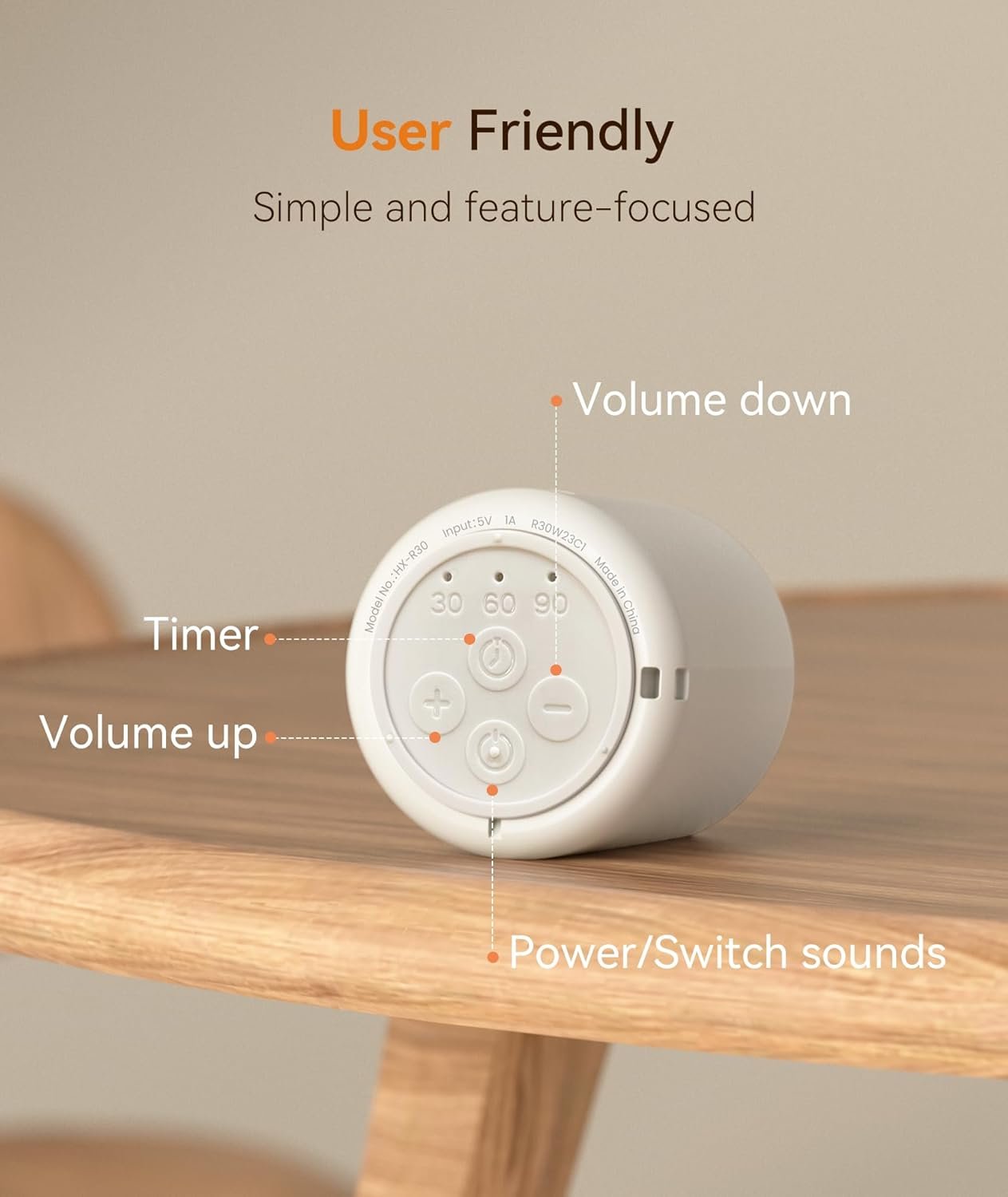 1769313518 Dreamegg Portable Travel White Noise Machine for Sleep Features Powerful Battery Egg Sized 16 Nature Sounds Timer for Baby Adults Office Privacy Home Gift Cream.jpg