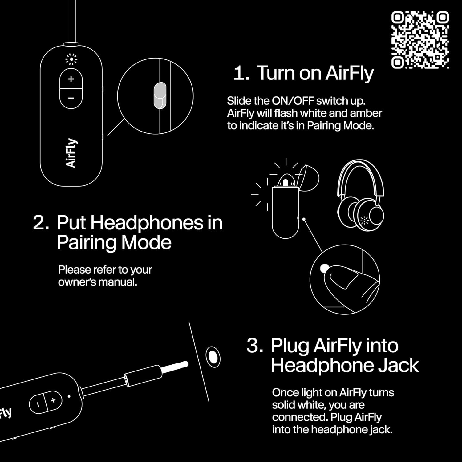 1769314969 Twelve South AirFly SE Bluetooth Wireless Audio Transmitter Adapter for AirPodsHeadphones 20 Hr Battery Works with 3.5mm aux Jacks on Airplanes TVs Gym Equipment and Travel.jpg