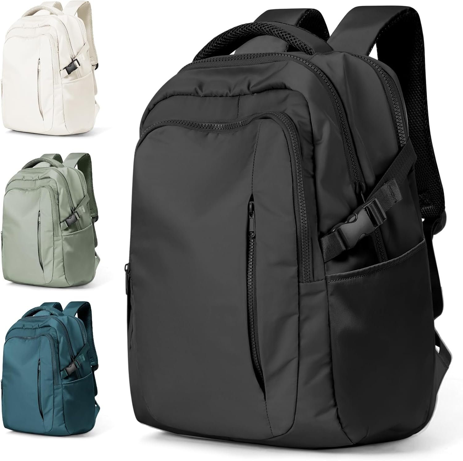 suwasp Large Travel Backpack for Women Men Mochila Airline Approved Carry On Personal Item Backpack Bag Frontier Airlines Personal Item Travel Bag Flight Approved Luggage Backpack - Black