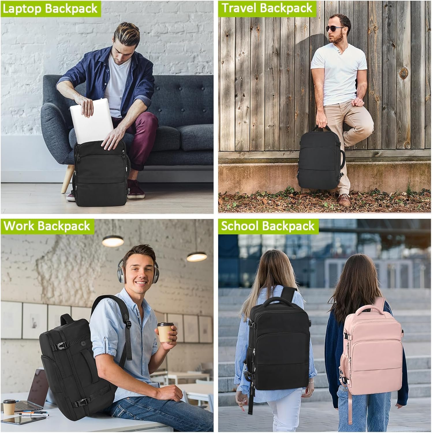 1769336081 Travel Backpack for Women MenTravel Laptop Backpack wUSB Charging Port Waterproof Travel Backpack Carry On Flight ApprovedWeekender Business Hiking BagLaptop Backpack 17 inch.jpg