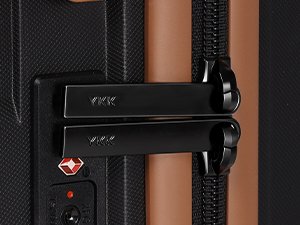 luggage set with sturdy YKK zipper