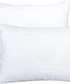 NTBAY 2 Pack Cotton Down Alternative 13x18 Pillows, Machine Washable - Soft and Breathable Travel Small Pillows for Sleeping, Ideal for Daycare, Crib, Cot