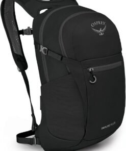 Osprey Daylite Plus Commuter Backpack – Lightweight, Everyday Pack with Laptop Sleeve and Water Bottle Pockets – Ideal for Work, School, and Travel with Versatile Storage Options, Black