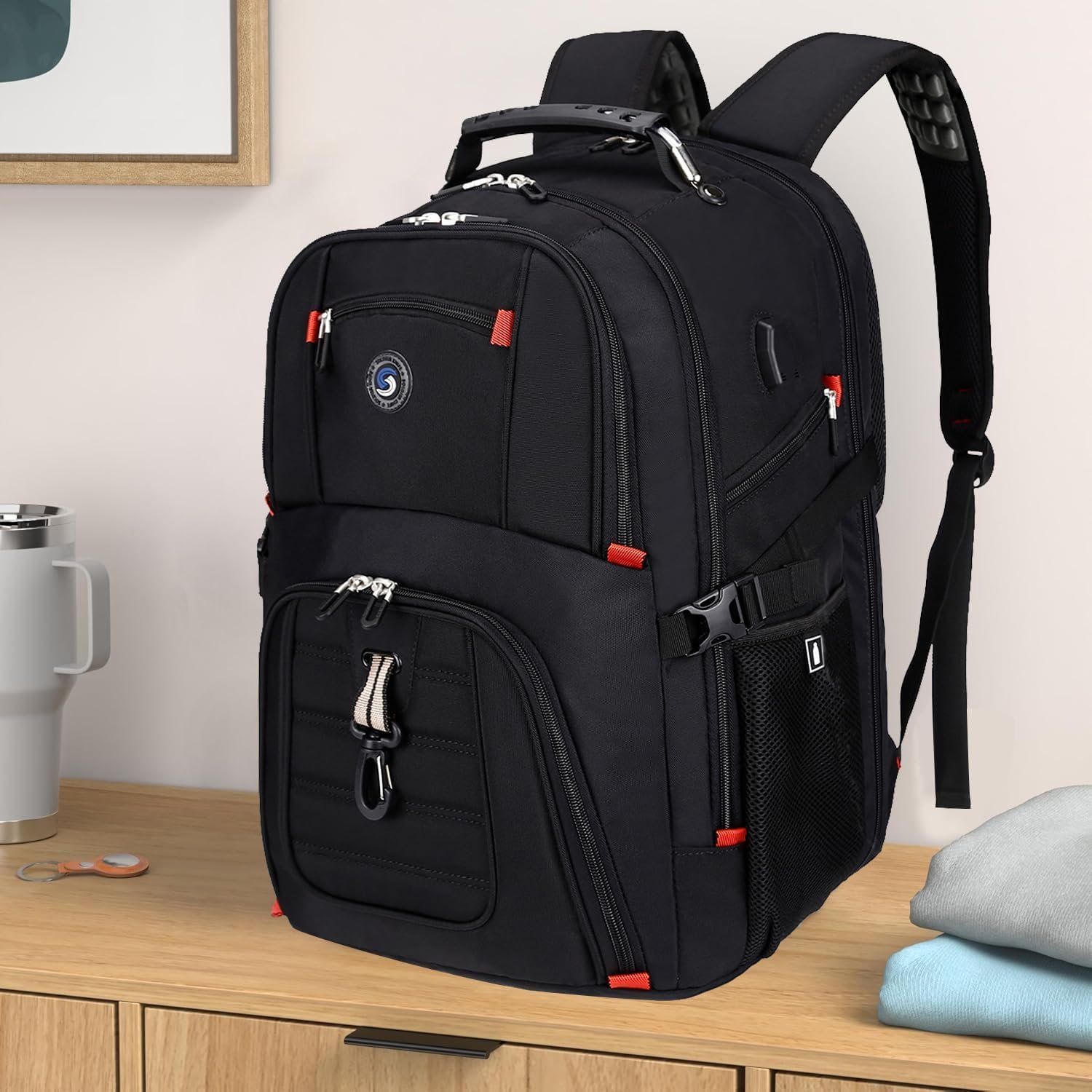 SHRRADOO Extra Large 50L Travel Laptop Backpack with USB Charging Port College High School Backpack Airline Approved Business Work Bag Fits 17 Inch Computer for Men Women.jpg