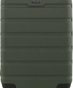 Wrangler 22" Hardside Spinner Carry-On Luggage, Olive