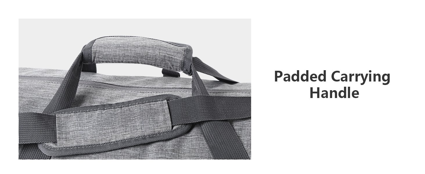 zippered duffle bag