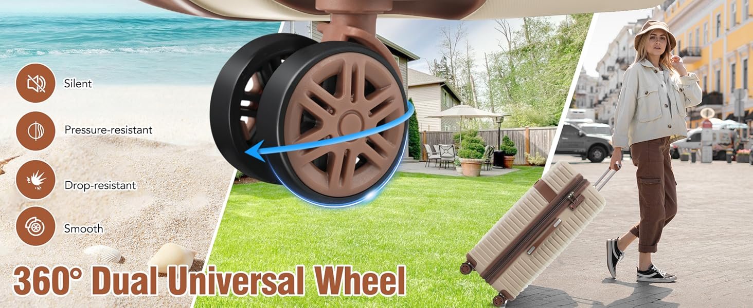 large suitcases with wheels