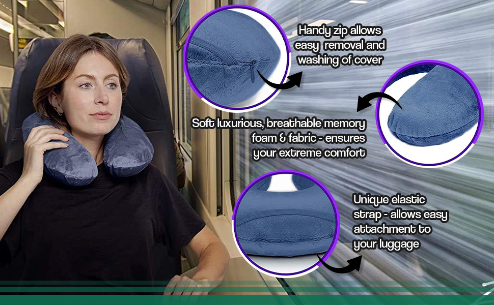 Adjustable Memory Foam Airplane Pillow Adults Kids Travel Pillow Airplanes Cars Neck Pillows Travel