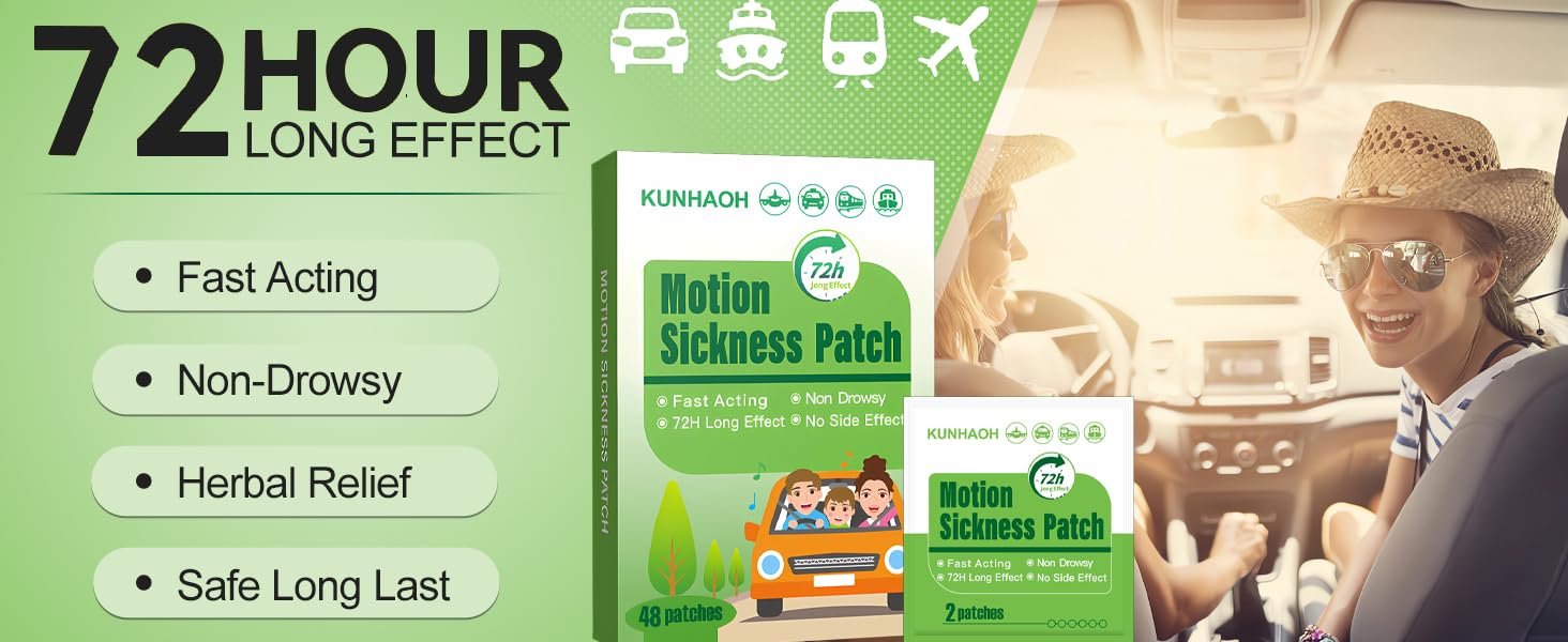 Motion Sickness Patches