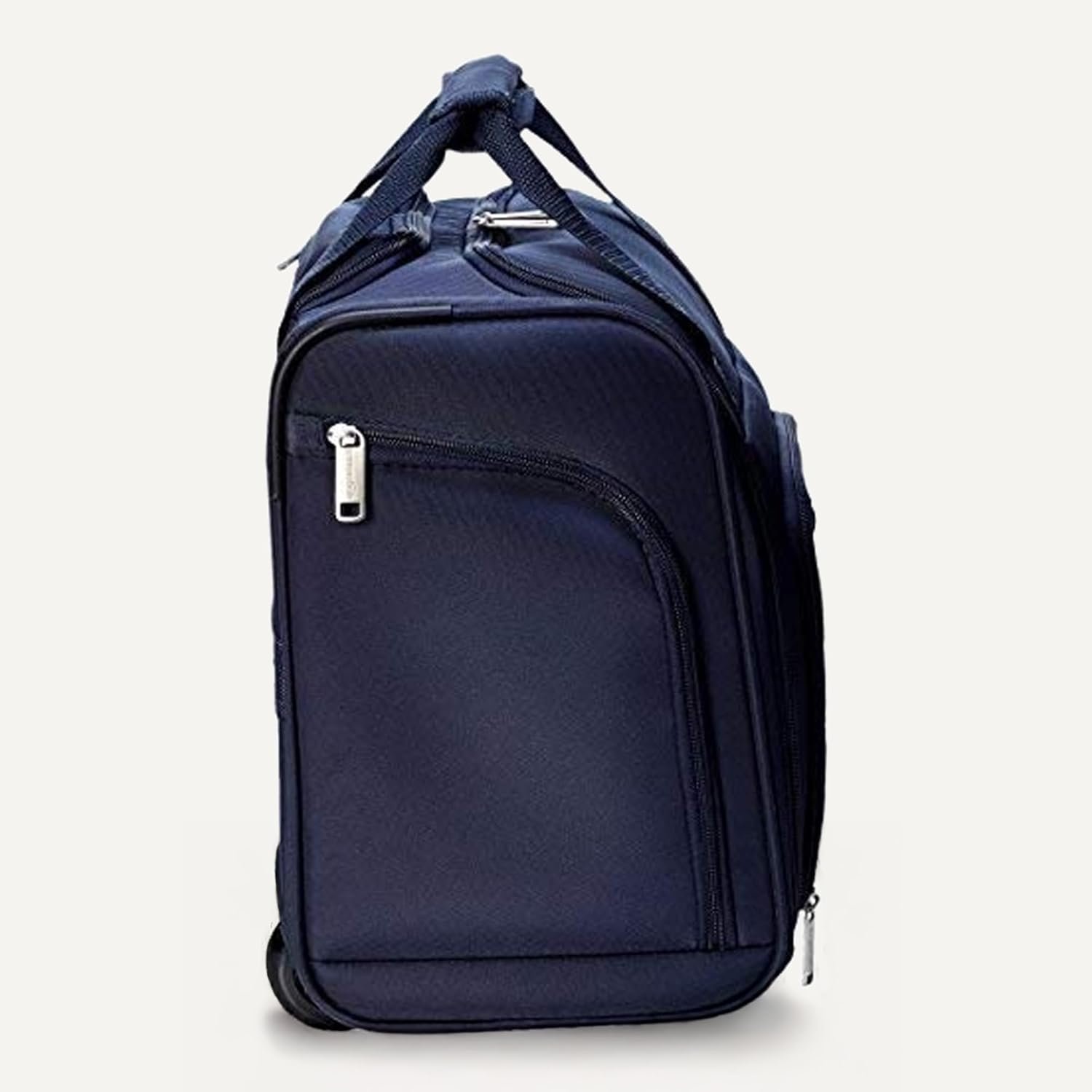 1777438377 Amazon Basics Underseat Carry On Luggage with Wheels and Handle 14 Rolling Travel Bag Fits Overhead Bins Organized Compartments Navy.jpg