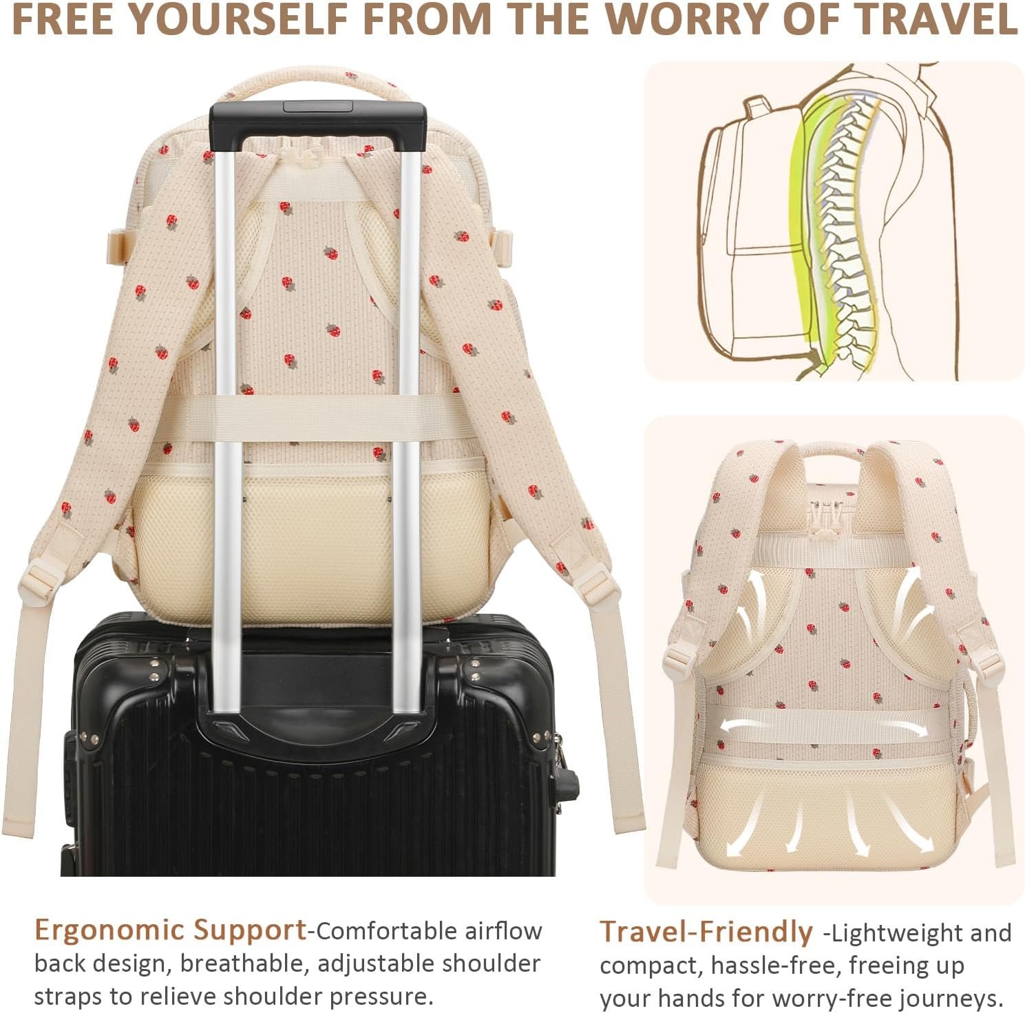 1777449795 Tenot Corduroy Travel Backpack for Women 15.6 Inch Womens Laptop Backpack TSA Approved Carry On Backpack Personal Item Backpack for Travel Work Business Beige Strawberry.jpg