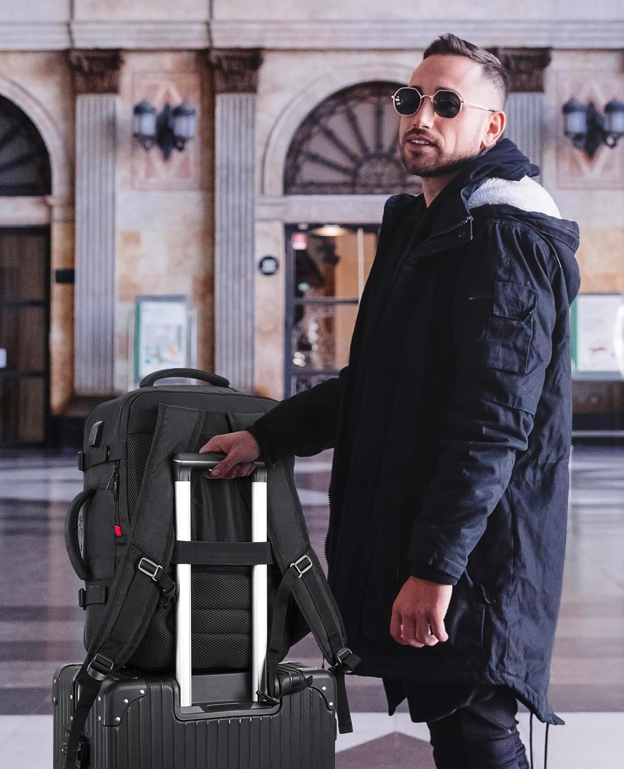 1777459021 YAMTION Carry On Backpack for Men with Shoe CompartmentTravel Backpack with Laptop Compartment Airline Approved for WomenWeekender Bag for Workout College Sport Mochila de Viaje.jpg