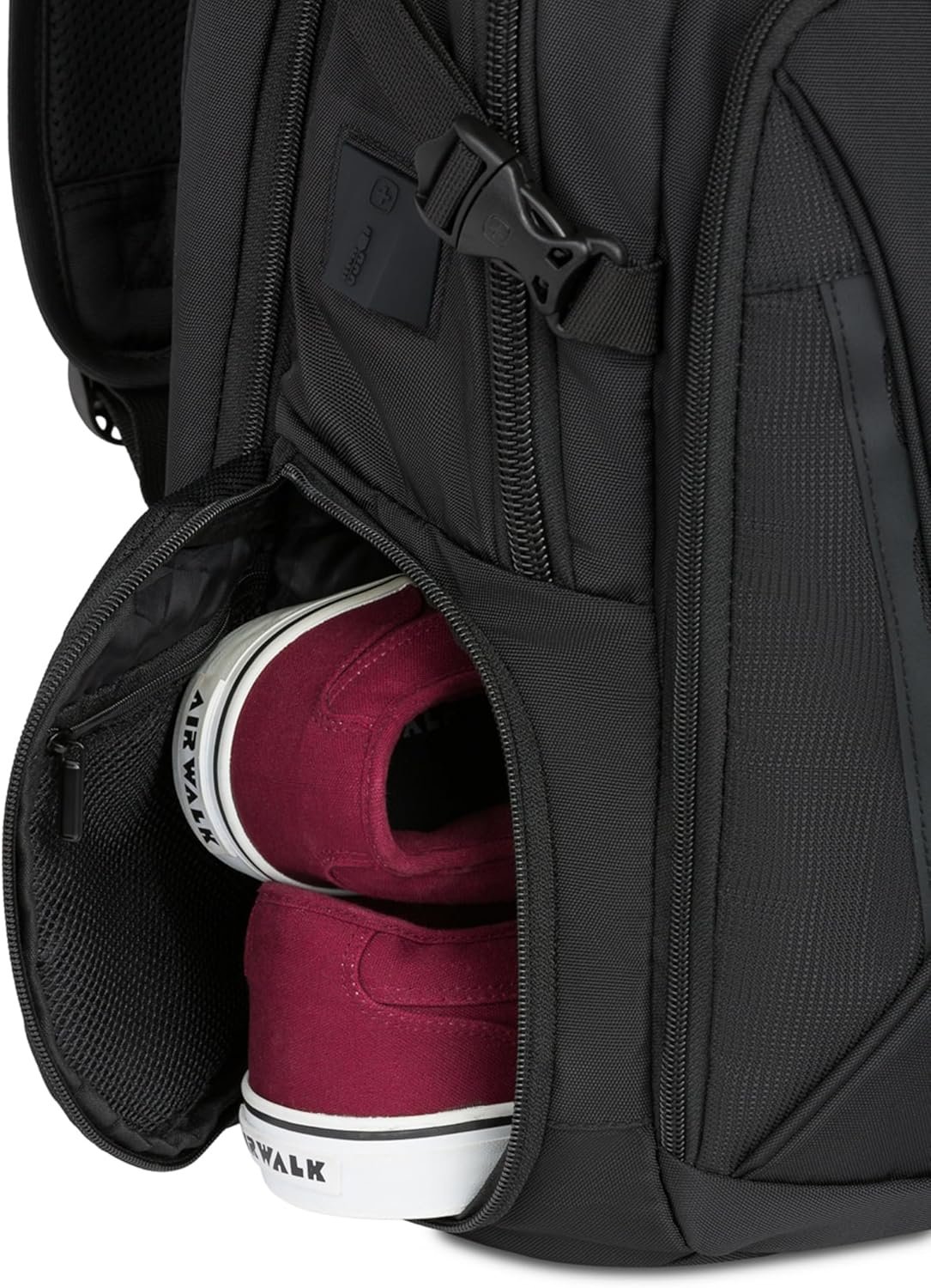 1777460723 SwissGear Travel Tech Elite Laptop Backpack – Fits Laptops up to 16 – ScanSmart TSA Friendly Backpack with USB Port Shoe Compartment Organizer Pockets – Black.jpg