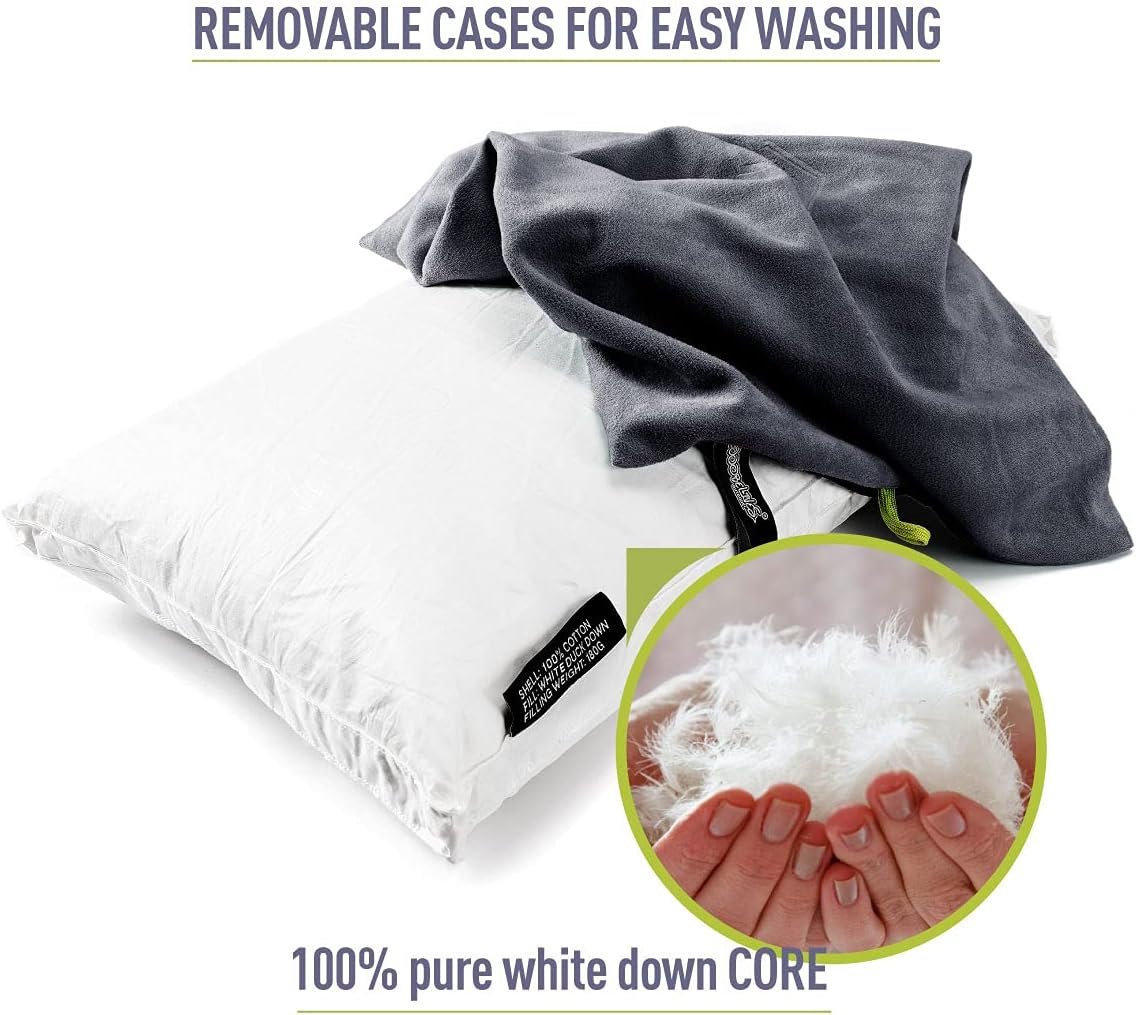 1777463252 ZOOOBELIVES Down Filled Camping Pillow for Travel Washable Soft Cover Small Camp Cushion for Neck Lumbar Support On The Go Ultralight Compressible for Hiking Backpacking AlpliveS2046.jpg