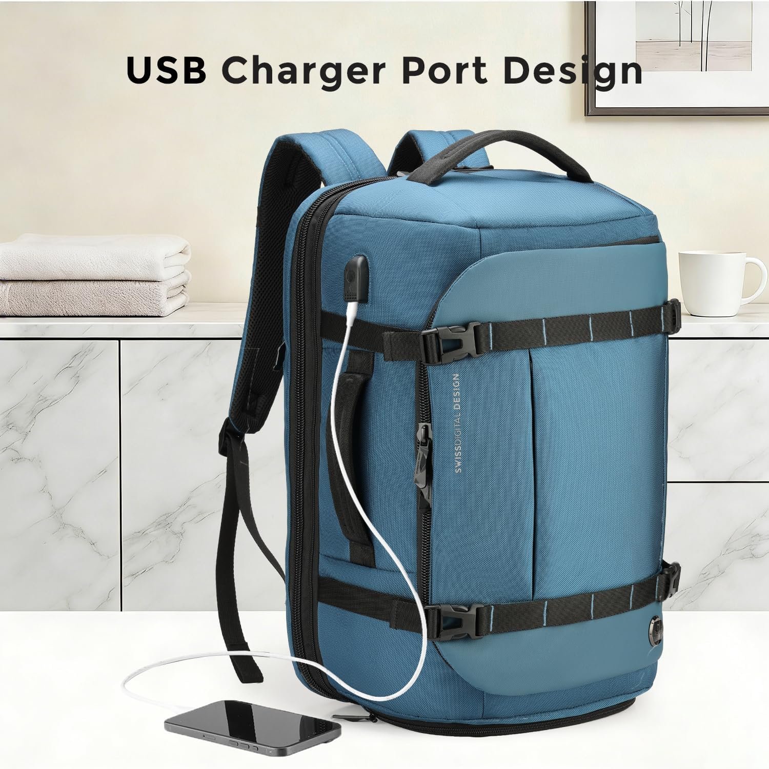1777470633 Swissdigital Design Travel Backpack 41.5LTSA Friendly Flight Approved Carry on Luggage Handwith USB Charging Port Large Weekender Bag Fits 17 Inch Laptop Backpack Blue SD1756 30.jpg