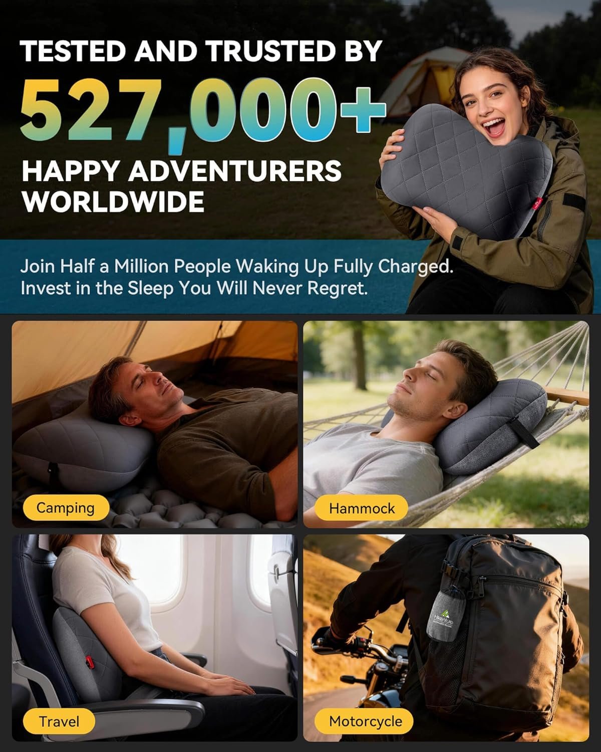 1777472333 Hikenture Camping Pillow with Removable Cover Ultralight Inflatable Pillow for Neck Lumbar Support Upgrade Backpacking Pillow Washable Travel Air Pillows for Camping Hiking Backpacking.jpg