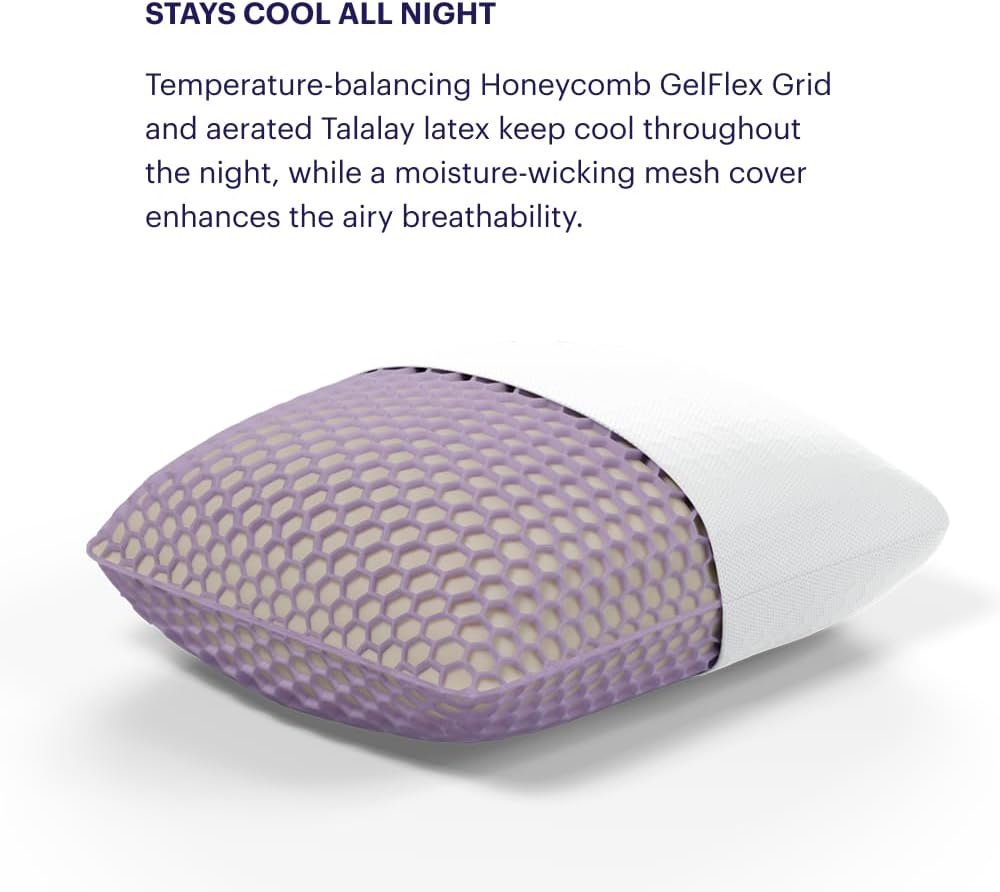 1777472715 Purple Harmony Anywhere Pillow TravelOn The Go Hex Grid Talalay Latex Core No Pressure Support Stays Cool Compact Lightweight for Easy Travel.jpg