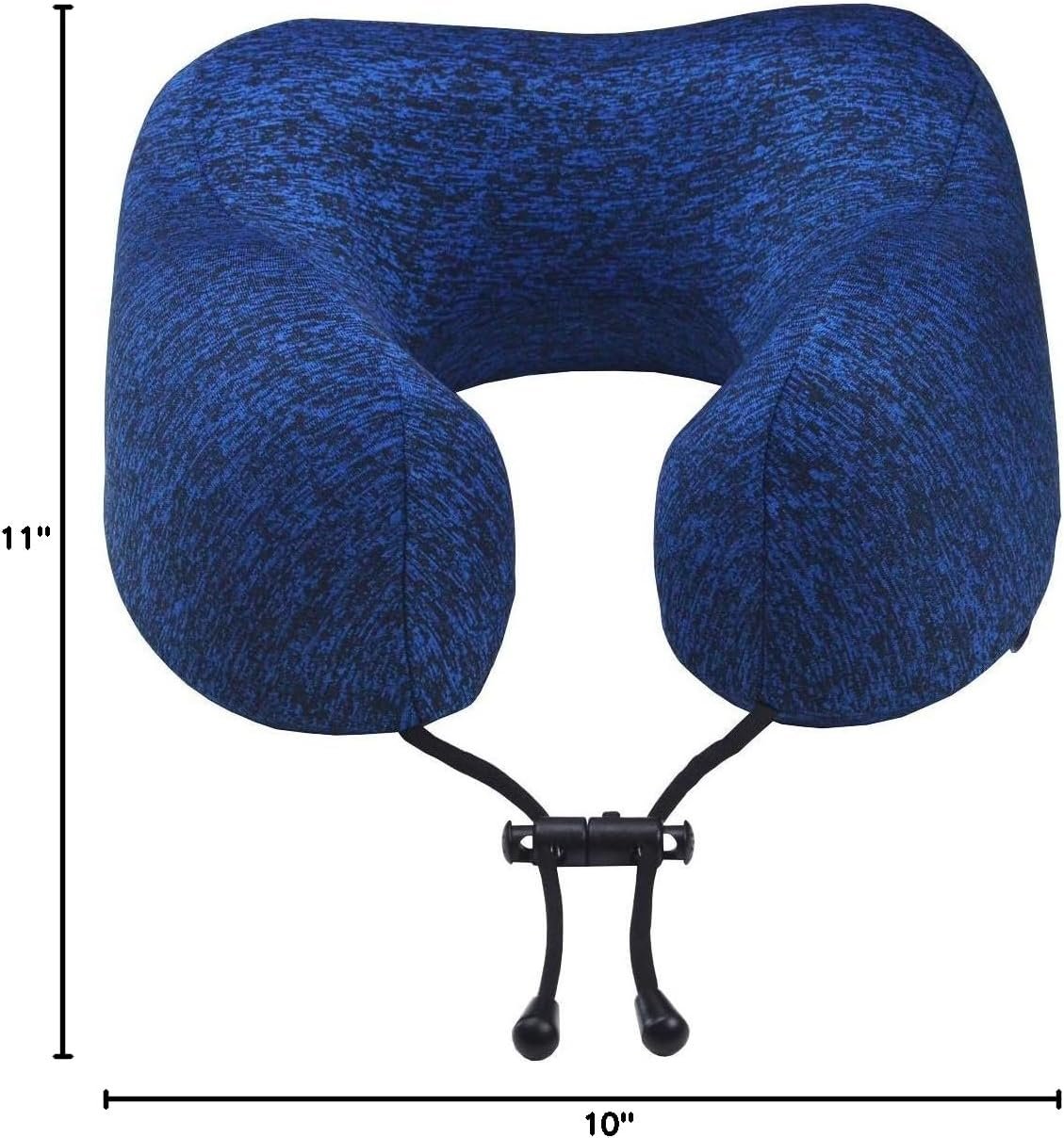 1777482379 napfun Neck Pillow for Traveling Upgraded Travel Neck Pillow for Airplane 100 Pure Memory Foam Travel Pillow for Flight Headrest Sleep Portable Plane Accessories Blue.jpg