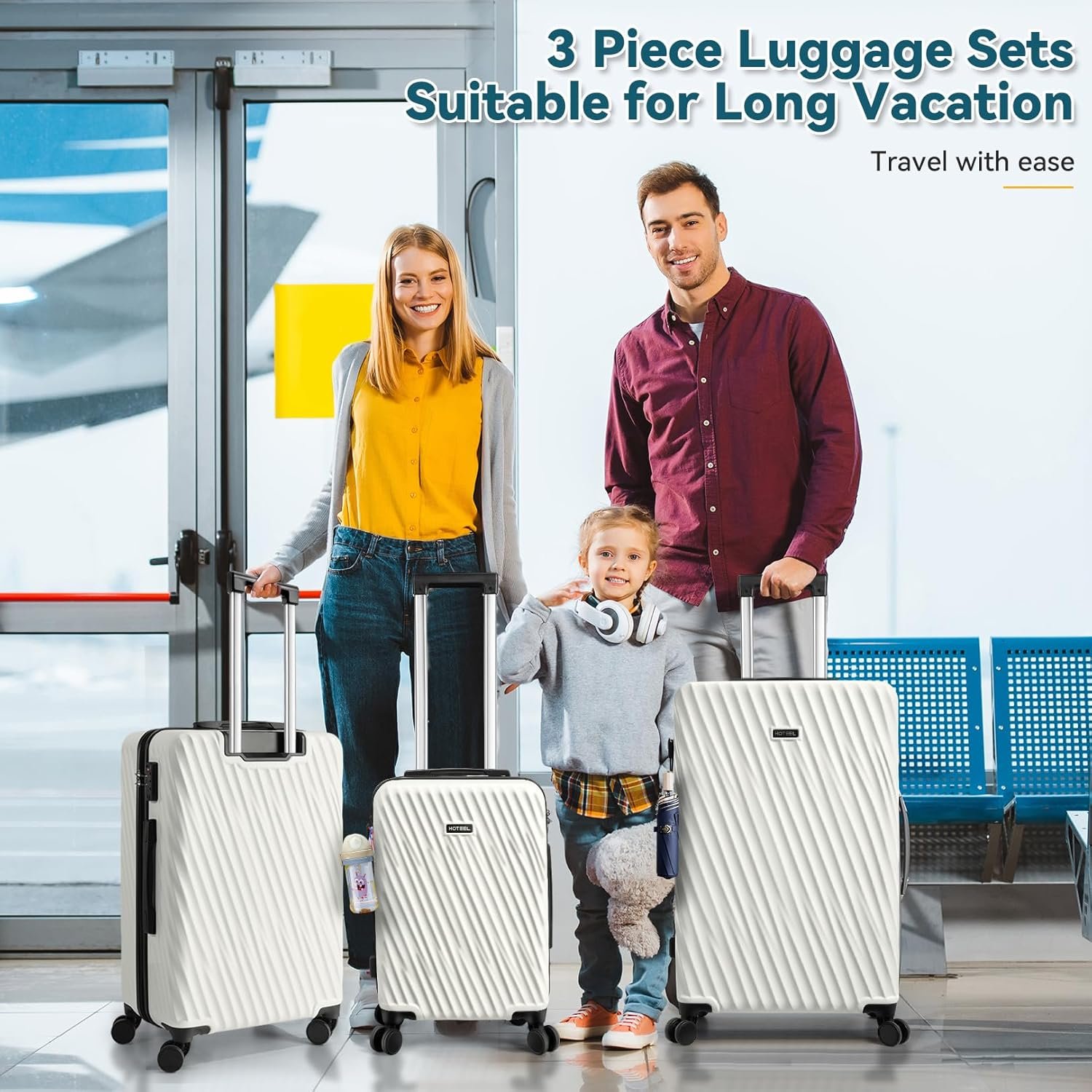 1777485911 Hoteel luggage Sets 3 Piece Carry on Luaagae Suitcases with Spinner Whells TSA Lock4 YEAR WARRANTY Carry on Suitcase ABS Hard Shell Lightweight Travel Suitcases20in24in28in Beige.jpg