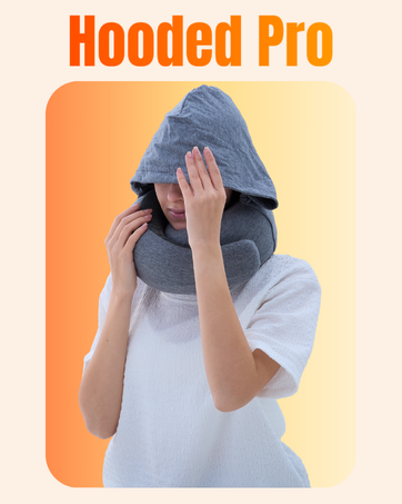 Hooded Pro Travel neck pillow
