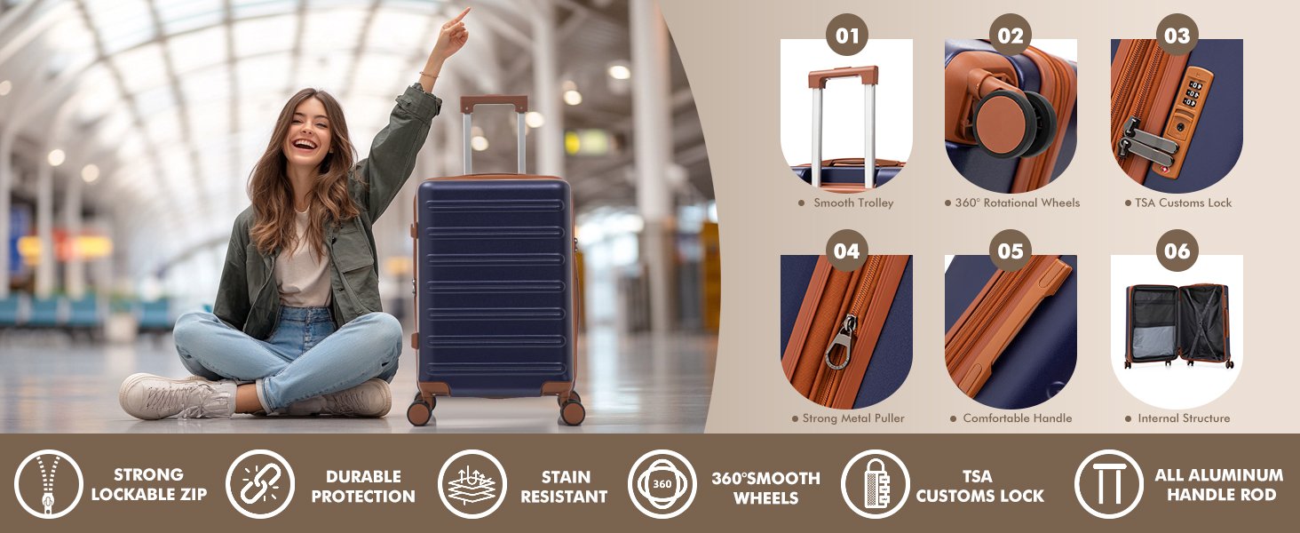 luggage sets 3 piece