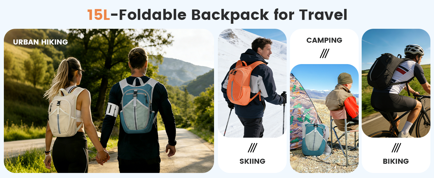 foldable travel backpack