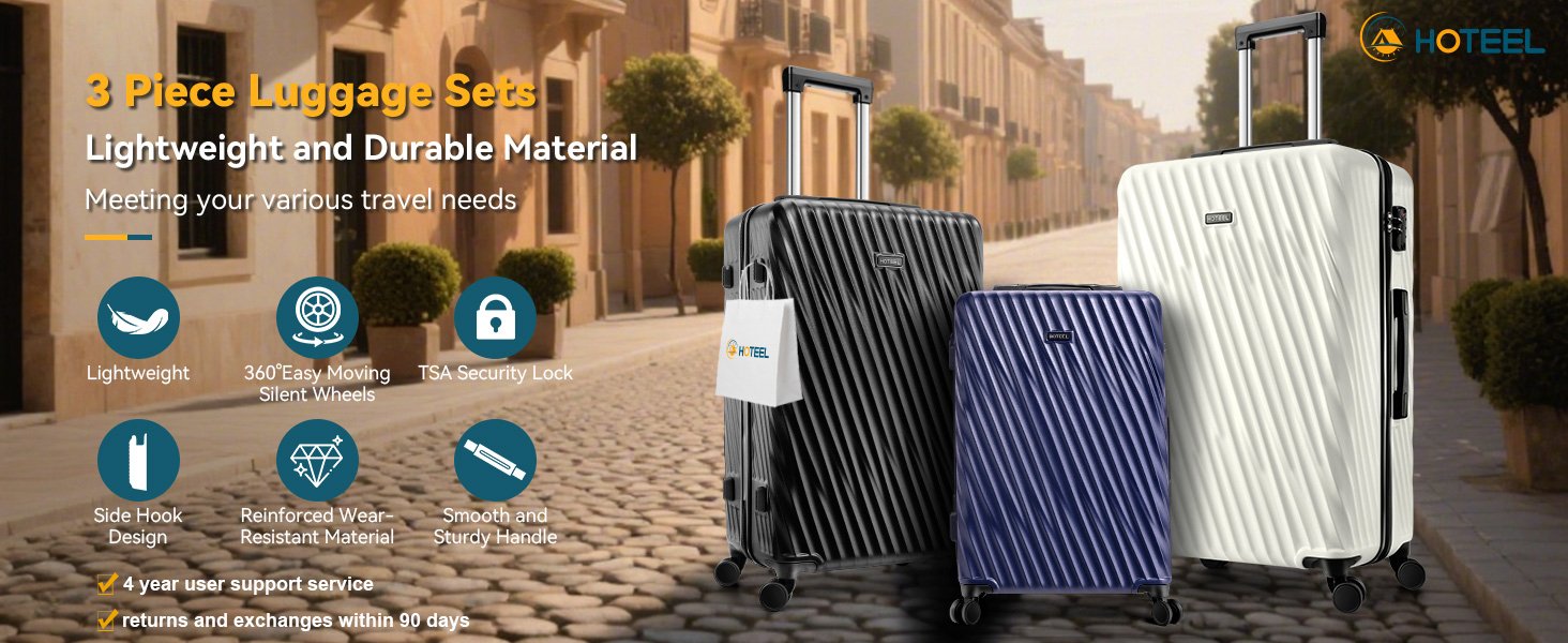 3 piece luggage set