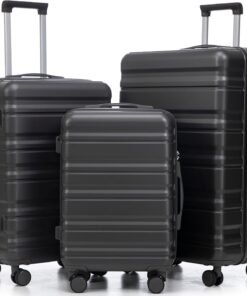 3-Piece ABS Hardshell Luggage Sets – Lightweight, Tough & Scratch-Resistant