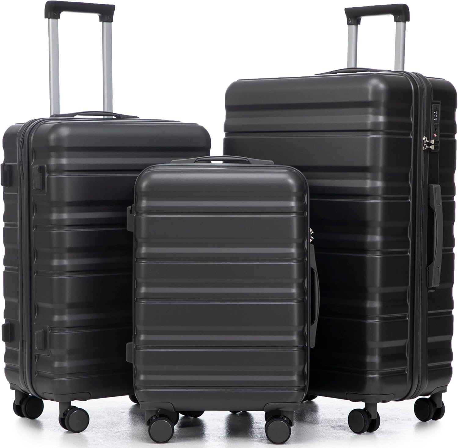 3-Piece ABS Hardshell Luggage Sets – Lightweight, Tough & Scratch-Resistant