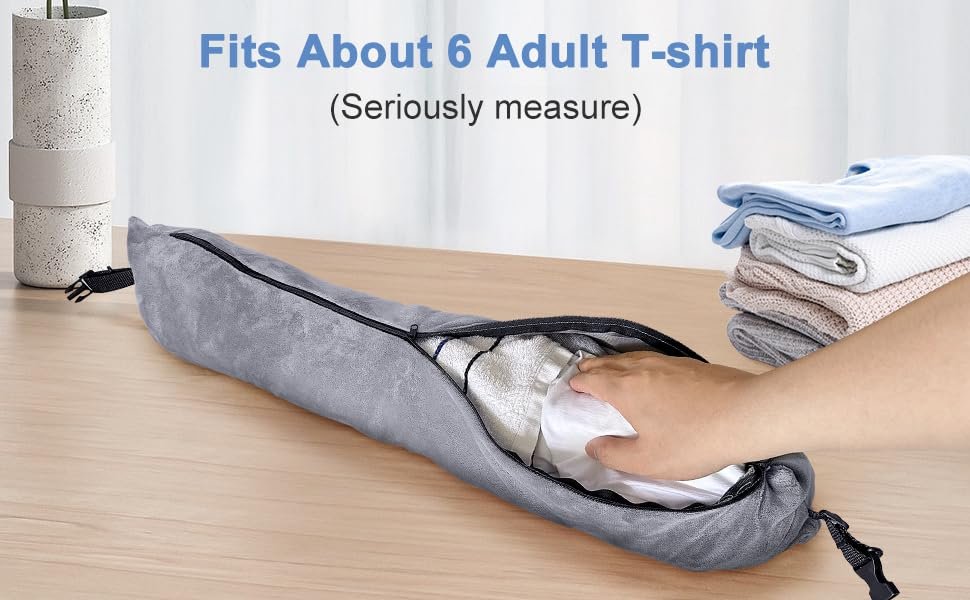 stuffable neck pillow for travel