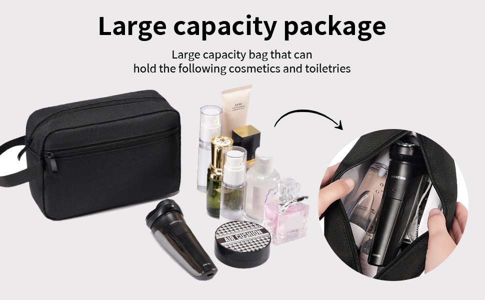 All-in-One Organization: Stores makeup, skincare, shaving gear, travel medicine, and hygiene kits