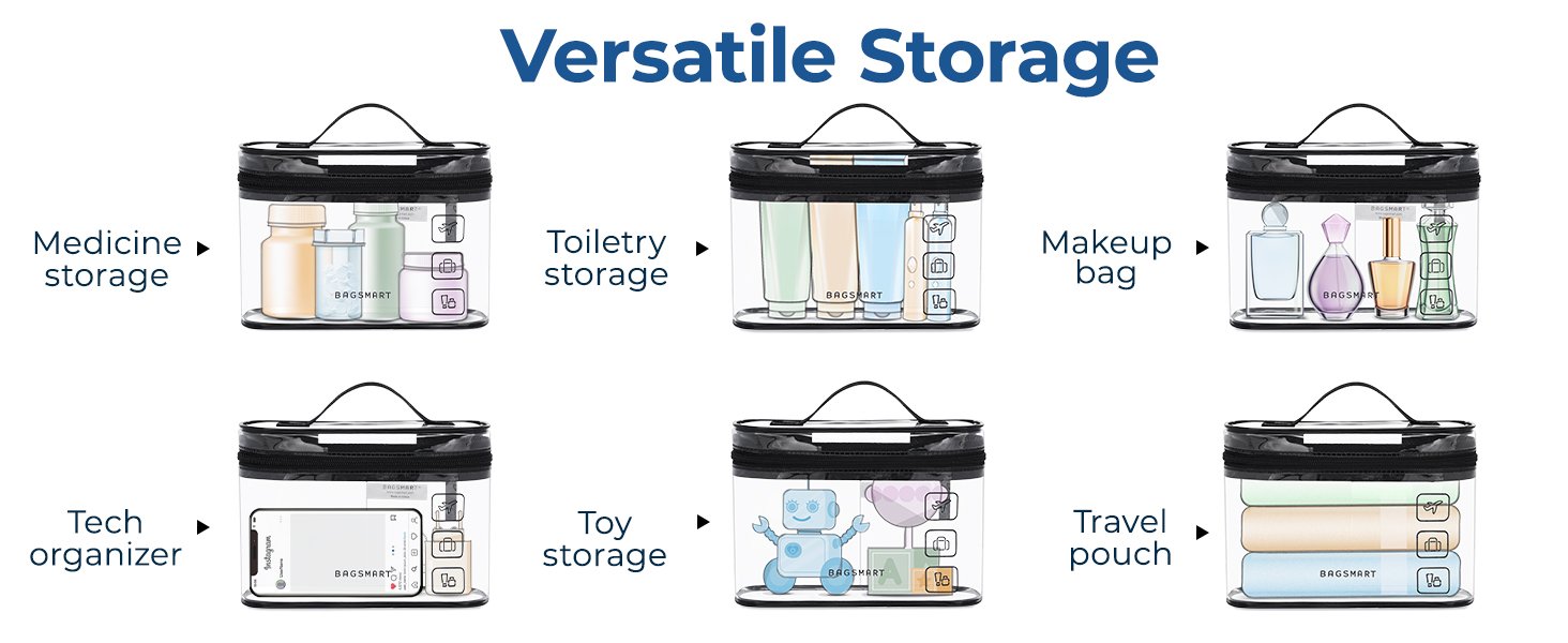 clear toiletry bag