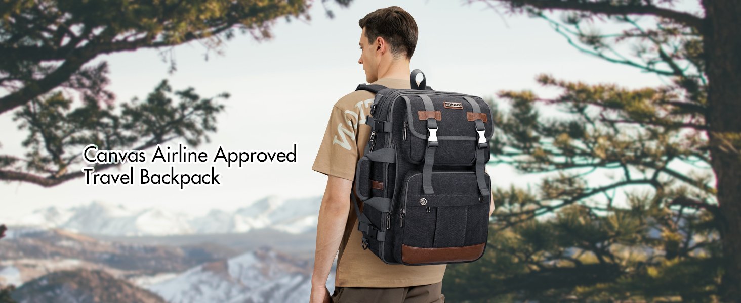 CANVAS AIRLINE APPROVED TRAVEL BACKPACK
