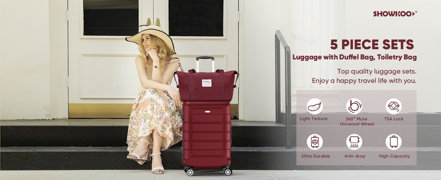 SHOWKOO LUGGAGE SETS