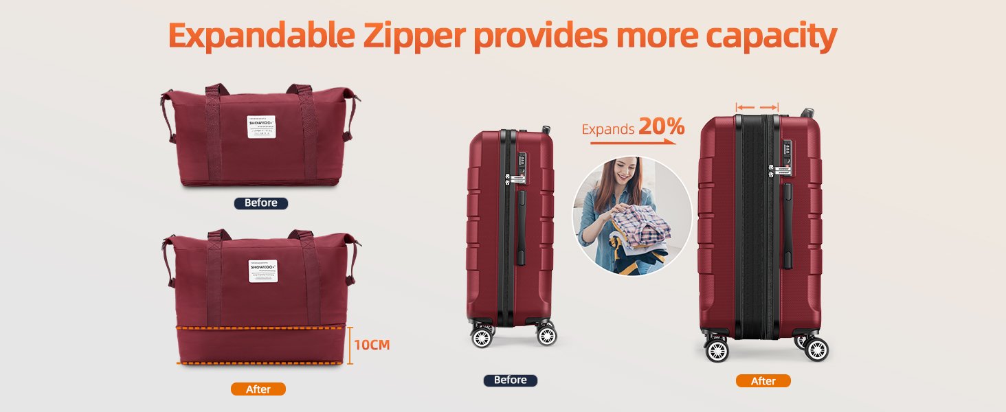 SHOWKOO LUGGAGE SETS
