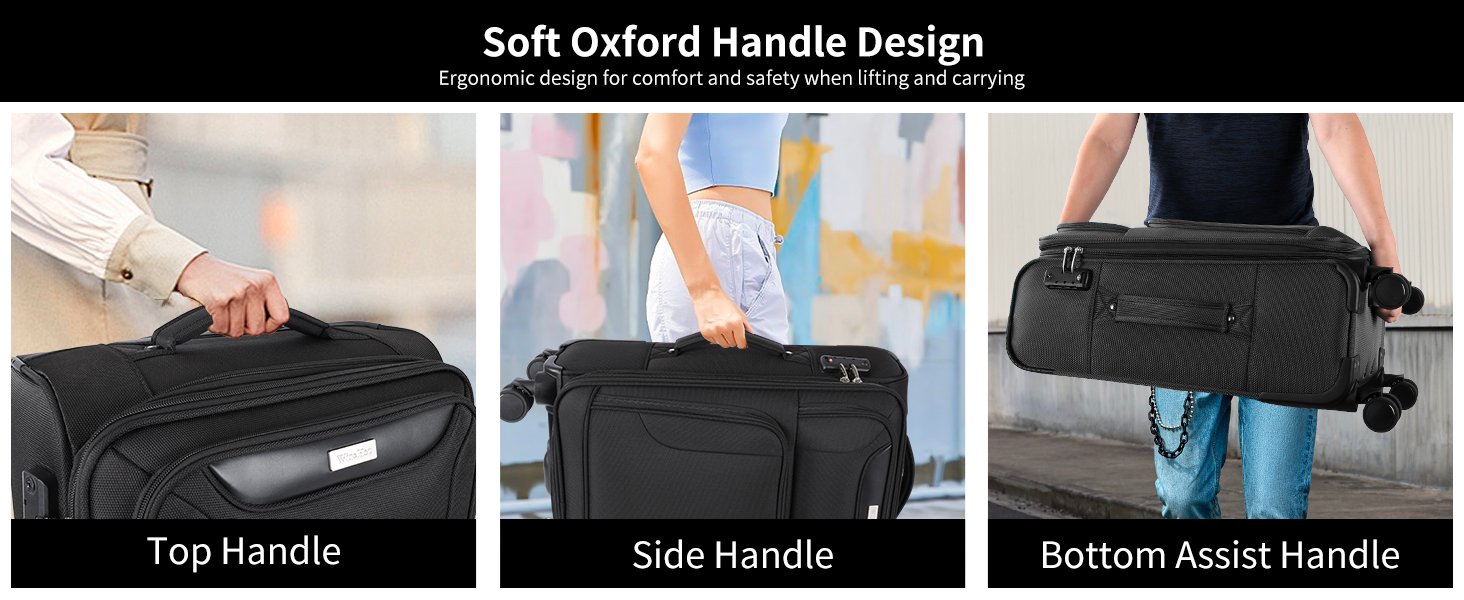 Handle: Ergonomic design for comfort and safety when lifting and carrying