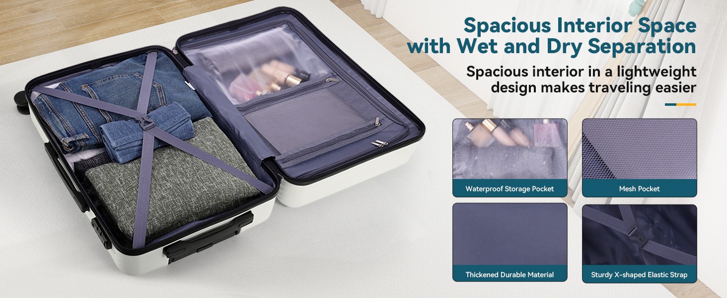 3 piece luggage set