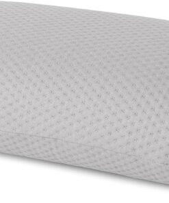 Amazon Basics Camping Pillow, Memory Foam Travel Pillow with Washable Cover