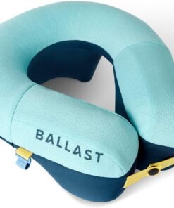 Ballast Pro Beach & Travel Pillow – Inflatable Neck Pillow for Airplanes, Beach & Pool, Compact and Water-Resistant