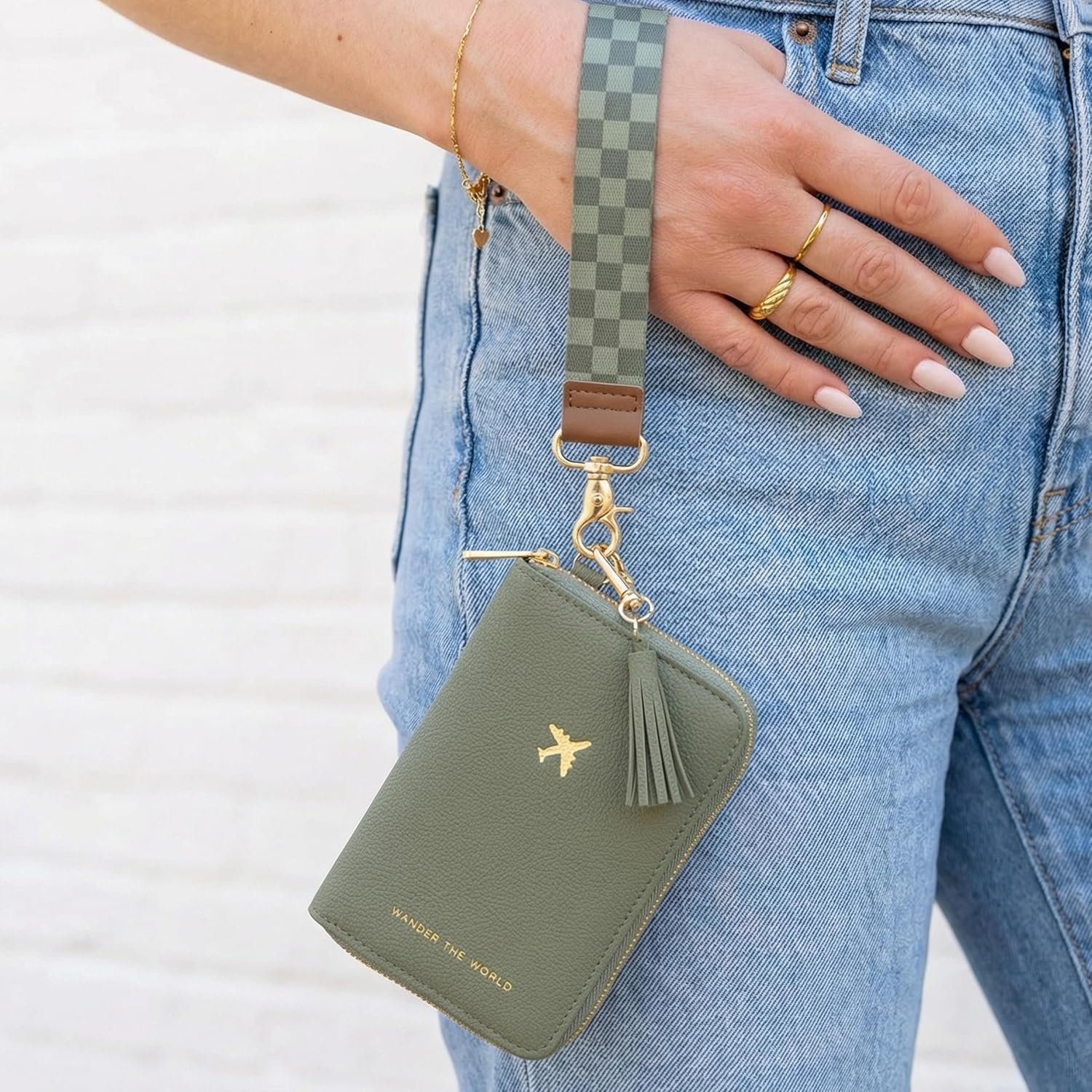 Beautiful Passport Holder for Travel with Wristlet Strap All in One Wallet for Women with Card Slots and Tassel Keychain Perfect RFID Blocking Case to Keep Your Travel Documents Organized Safe.jpg