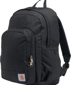 Carhartt 25L Classic Laptop Backpack, Durable Water-Resistant Pack W/ 15" Laptop Sleeve and Multiple Organizational Compartments, Black