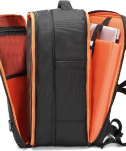 Carry On Backpack for Travel, 35L TSA Approved Flight Approved Backpack, Expandable Waterproof Laptop Backpack Fits 17" Computer, Weekend Bag for Men & Women (1680D Black, 35L)