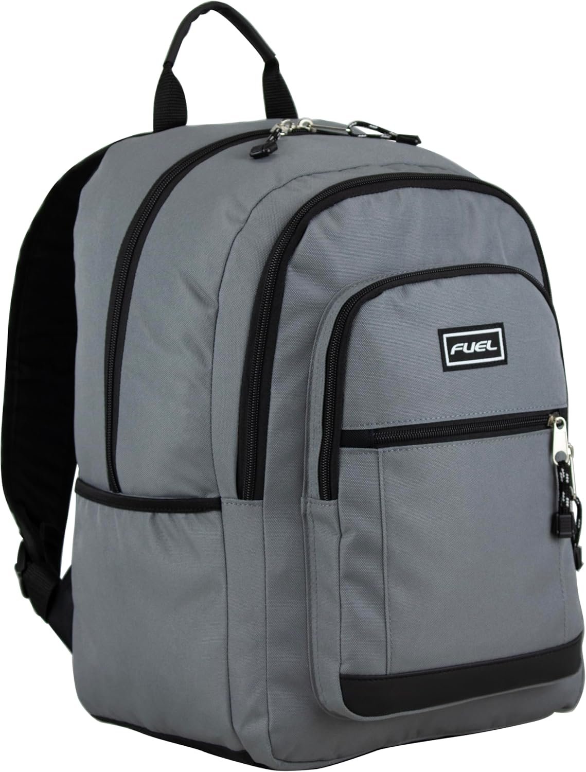 FUEL Laptop Durable Hiking Travel Commuter Carry On Casual Daypack Classic Bag Backpack Grey.jpg