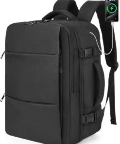 HILOMON Travel Backpack Carry-on Flight Approved, TSA Approved Personal Item Size Airplane Approved Weekender Bag, Water Resistant Lightweight Laptop Daypack for Men Women