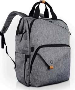 Hap Tim Laptop Backpack 15.6/14/13.3 Inch Laptop Bag Travel Backpack for Women/Men Waterproof School Computer Bag Large Capacity Bookbag for College/Travel/Business (7651EU), Grey, 15.6 inches, Casual