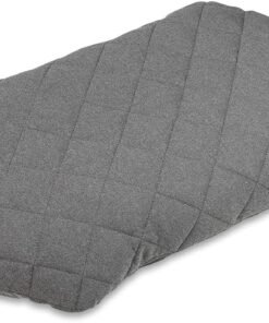 Klymit Luxe Travel Pillow, Lightweight Inflatable Hybrid Airplane, Backpacking, Hammock, and Camping Pillow, Grey