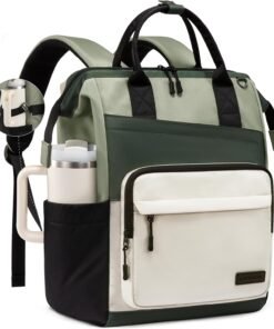 LOVEVOOK Laptop Backpack for Women, 15.6 Inch Travel Backpack for Work College Business, Water Resistant Teacher Nurse Bag with Large Capacity, School Bookbag Bags Cute Daypack for Woman Girls